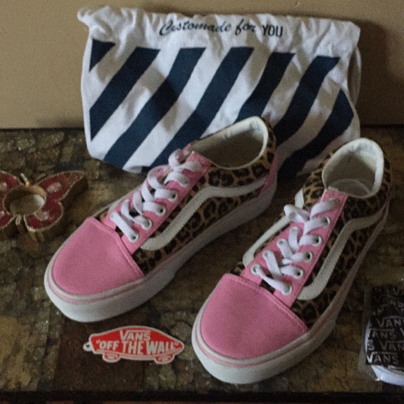 VANS OFF THE WALL CUSTOMIZED 7.5 - Picture 3 of 7